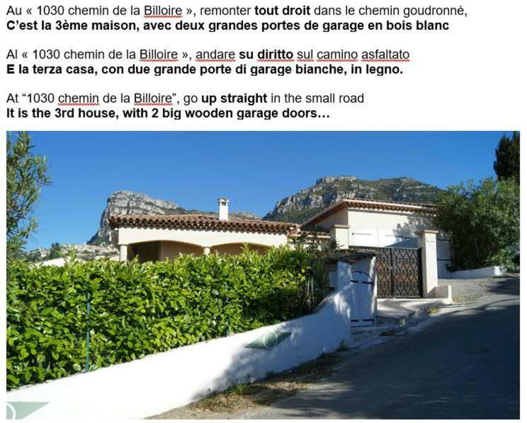 Bed & Breakfast Les Lillas Saint-Jeannet  Eksteriør bilde